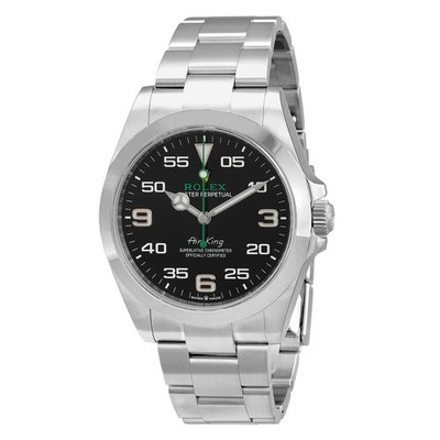 Rolex Air-King Automatic Black Dial Men's Oyster Watch M126900-0001