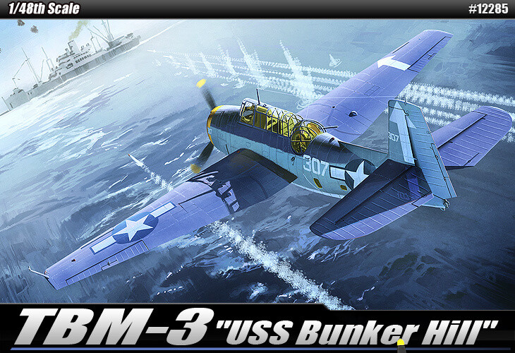 TBM-3 AVENGER (USS ESSEX & USS BUNKER HILL MKGS) #12285 1/48