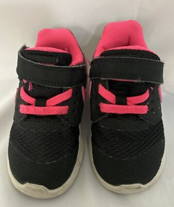 Nike Downshifter Calzado Atlético del niño bebé Niñas Negro Rosa Talla 5 |  eBay