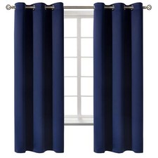 Blackout Curtains For Bedroom Grommet Thermal Insulated Room Darkening Curtains