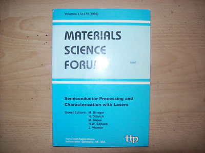 Semiconductor Processing and Characterization with Lasers 1995