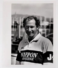 1992 Chris Dickson Sail Boat Skipper Racer Vintage Press Photo Nippon Challenge