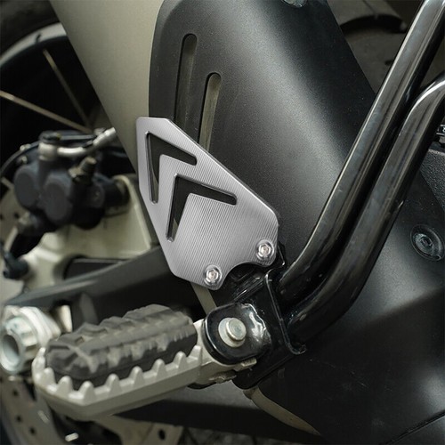 Silver Aluminum For Ducati DesertX 2022 -UP Passenger Heel Guards for Desert X - Picture 7 of 10