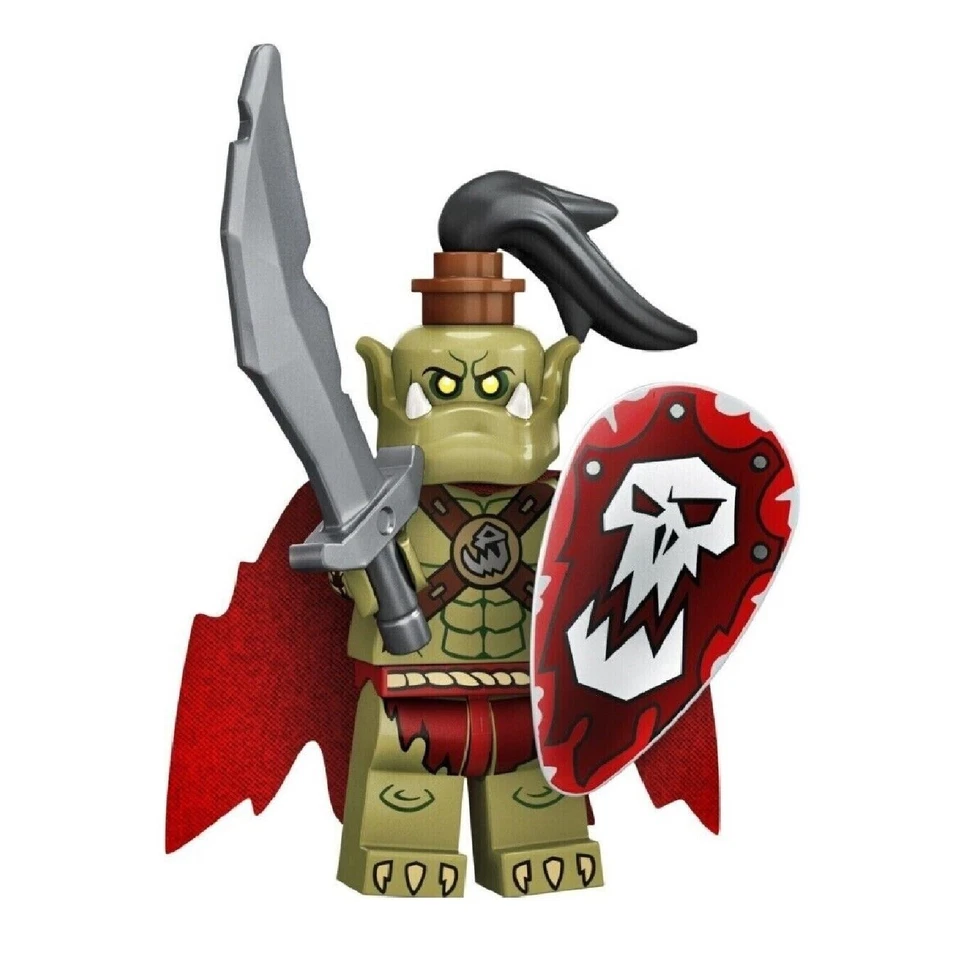 LEGO Serie 24 Minifiguras Coleccionables 71037 - Orco con Cimitarra y Escudo (SELLADO)