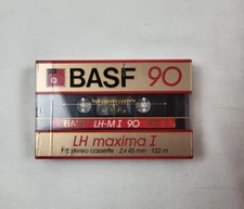 BASF LH Maxima I 90 Type I Blank Cassette Tape Brand New Sealed