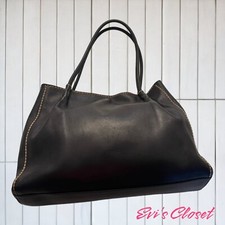 Marco Buggiani Genuine Leather Handbag. Made In Italy. Color Dark Brown.