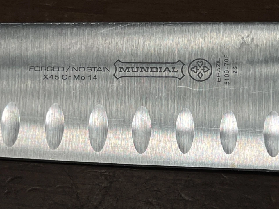 Mundial Santoku 刀 5109-7GE 巴西制造 — 第 2/4 张图片