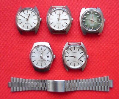 LOT RICOH UHREN VINTAGE 1970 NICHT FUNKTIONSFÄHIG FÜR ERSATZTEILE SPARE PARTS