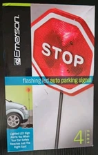 Emerson Flashing LED Auto Parking Signal Light Safety Stop Sign - GARAGE NOB
