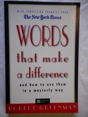 Words That Make a Difference: And H..., Greenman, Rober