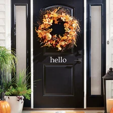 Hello Door Vinyl Decal for Front Door FREE SHIPPING!! Décor Door Art