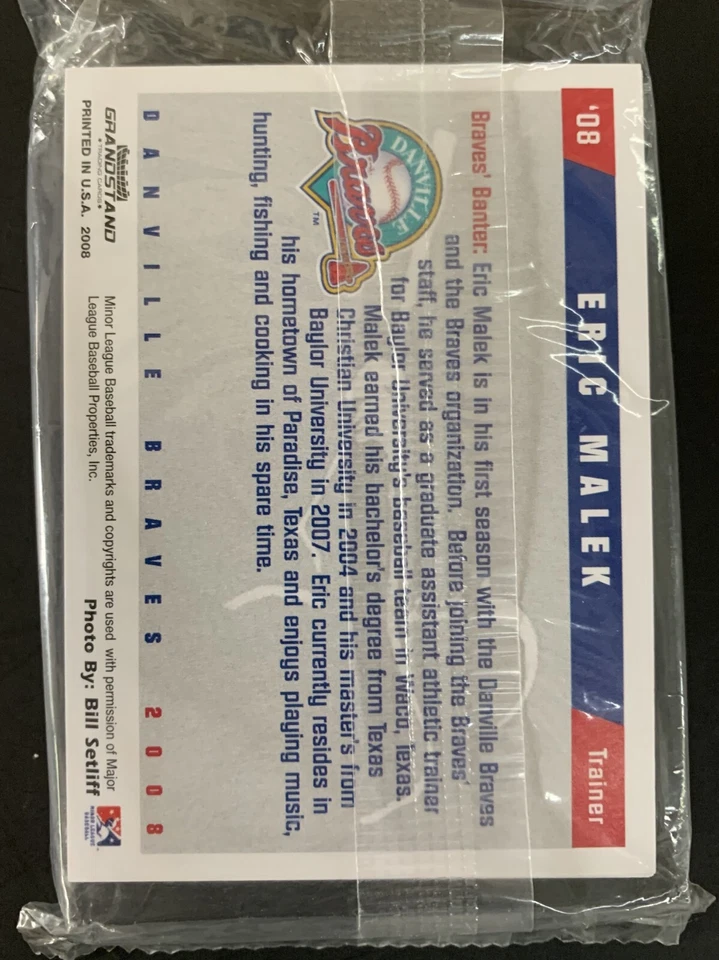 2008 Danville Braves Team Set 🔥 CRAIG KIMBREL RC! - All Star, WS Champ, ROTY 🔥 - Image 3 of 4