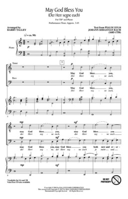 May God Bless You (Der Herr segne euch) TB Johann Sebastian Bach