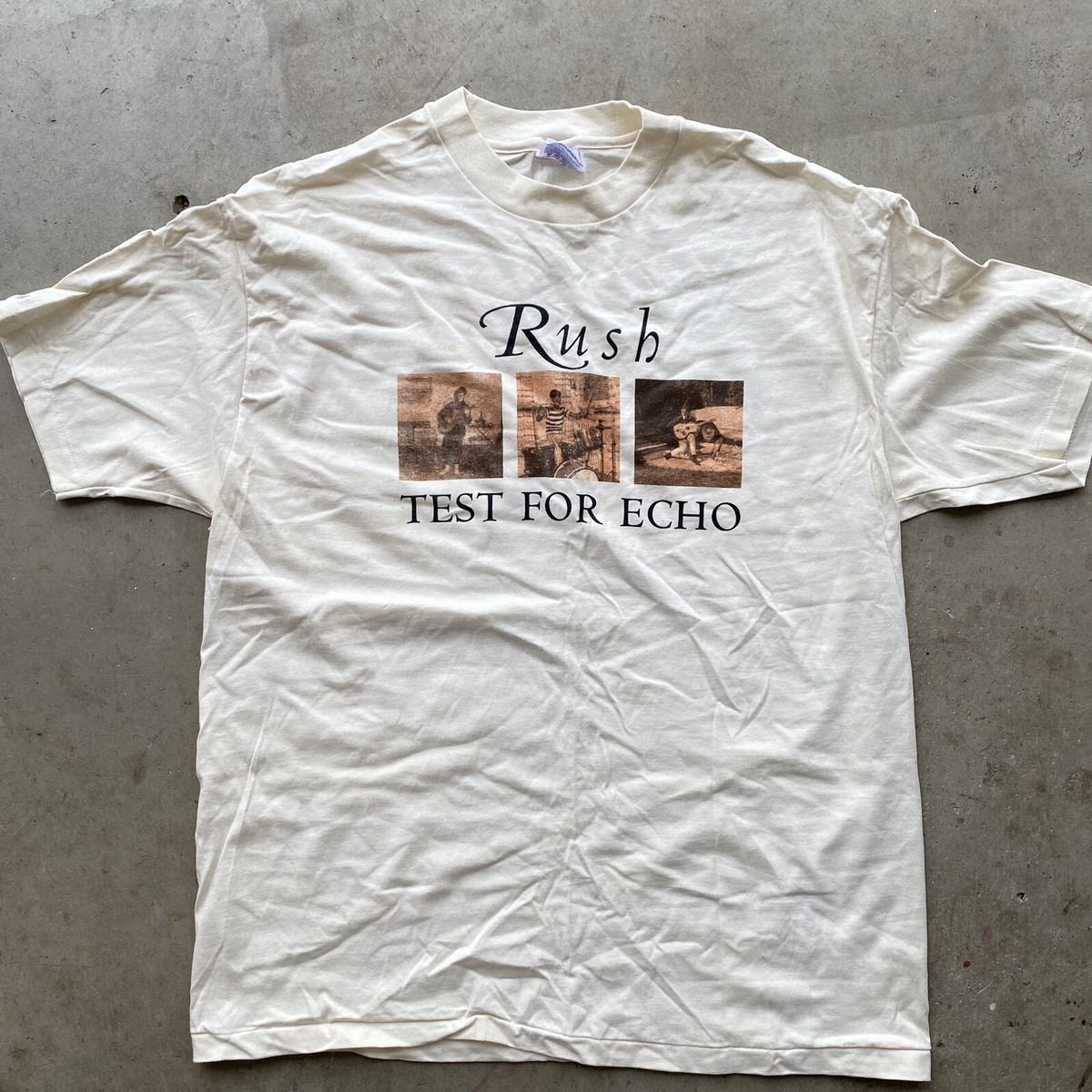 Vintage Rush Test For Echo 1996 - 97 Tour Band T-shirt Size XL  