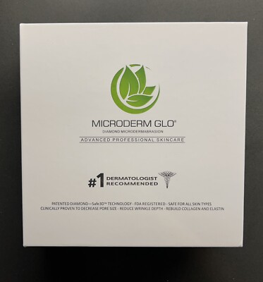 Microderm GLO Diamond Microdermabrasion Machine and Suction Tool - System Silver