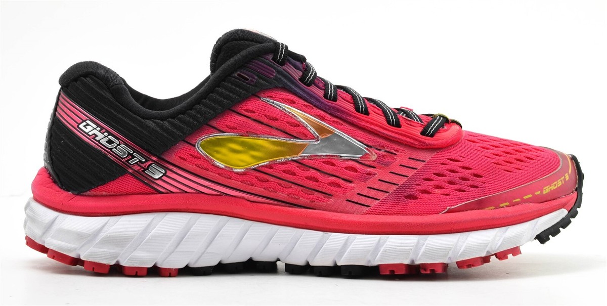 Brooks Ghost size 9 orange running shoes. Women main image 4