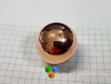 Solid Copper Metal Sphere 30mm - 99.99% purit...