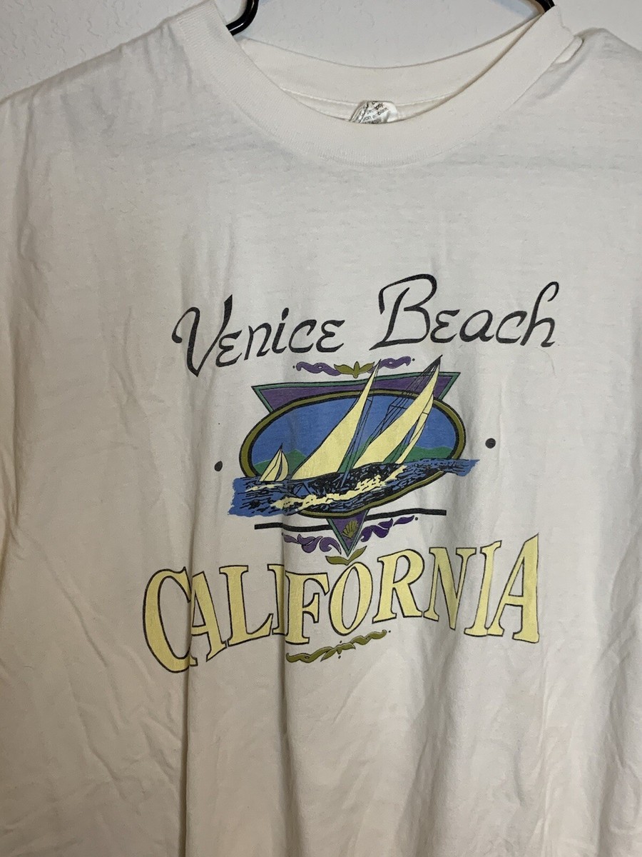 Vintage 90s Venice Beach Single Stitch Tee XL | eBay