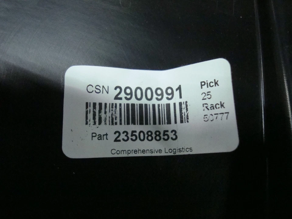 2016-2018 CHEVROLET MALIBU FRONT RIGHT DOOR BLACK 84355784 OEM - Imagem 3 de 4