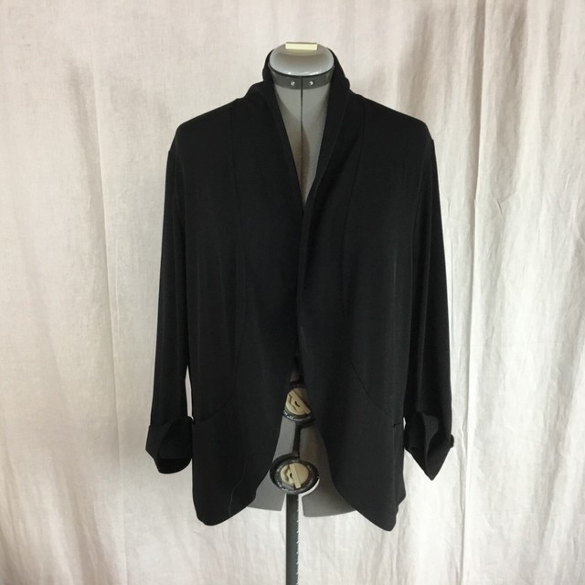 CHICOâS Black Polyester Sweater Jacket Size 2 | eBay