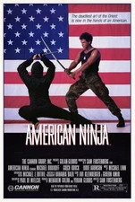 AMERICAN NINJA Movie POSTER 27x40 Michael Dudikoff Guich Koock Judie Aronson
