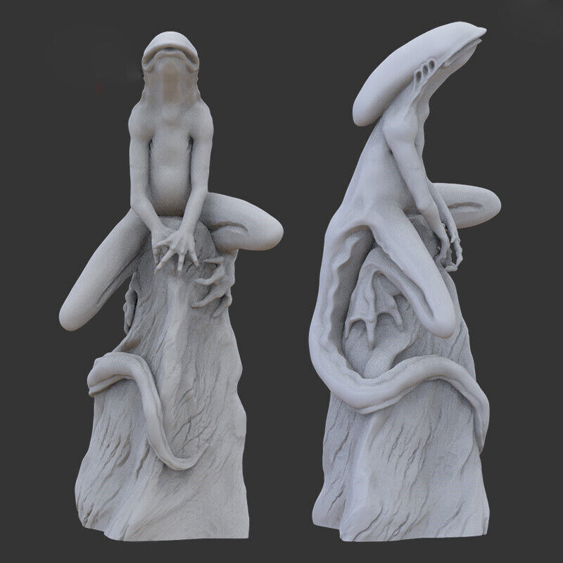 Alien Frog Monster 3D Printing Unpainted Figure Blank Model Blank Kit ...