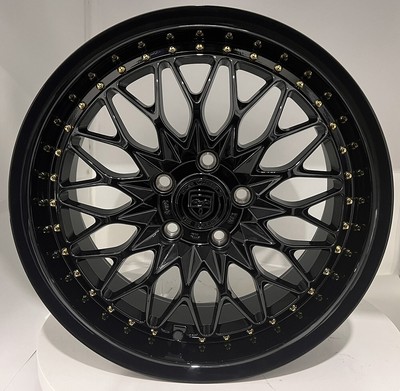 NS5 19 inch Black Gold Rim fits KIA OPTIMA 2011 - 2018