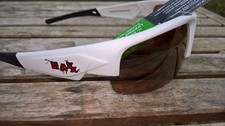 Maxx HD Sunglasses Dynasty HDP 2.0 Polarized White Black brown lens fishing golf