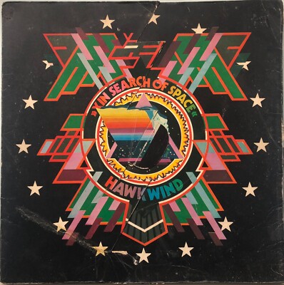 Hawkwind X In Search Of Space 1971 UK United Artists Vinyl Lp Uag 29202
