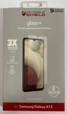 (NEW) ZAGG InvisibleShield (Glass+) Screen Protector for Samsung Galaxy A12