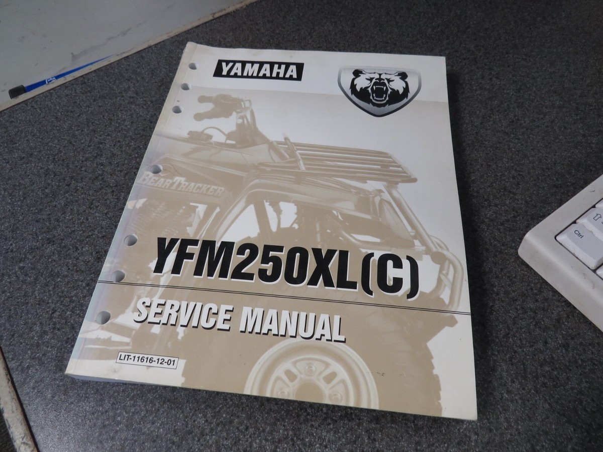 Yamaha Factory Service Manual 1999 YFM250XLC LIT-11616-12-01 | eBay