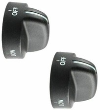 465 2 Pcs Gas Stove Range Burner Oven Knobs for Whirlpool Super Capacity 8273103