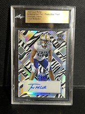TRENT MCDUFFIE 2022 PROOF LEAF METAL ZEBRA RC AUTO 1/1 CHIEFS RC ROOKIE