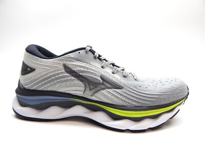 Mizuno Women's Wave Sky 6 Ultimate Grey White Running Shoes Size 8