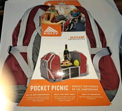 Kelty Pocket Picnic Carrying Tote Bag with Built in Table