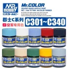 Mr HOBBY C301~C340 Model Coloring Oil-based Paint 10ML Air Force Color Series