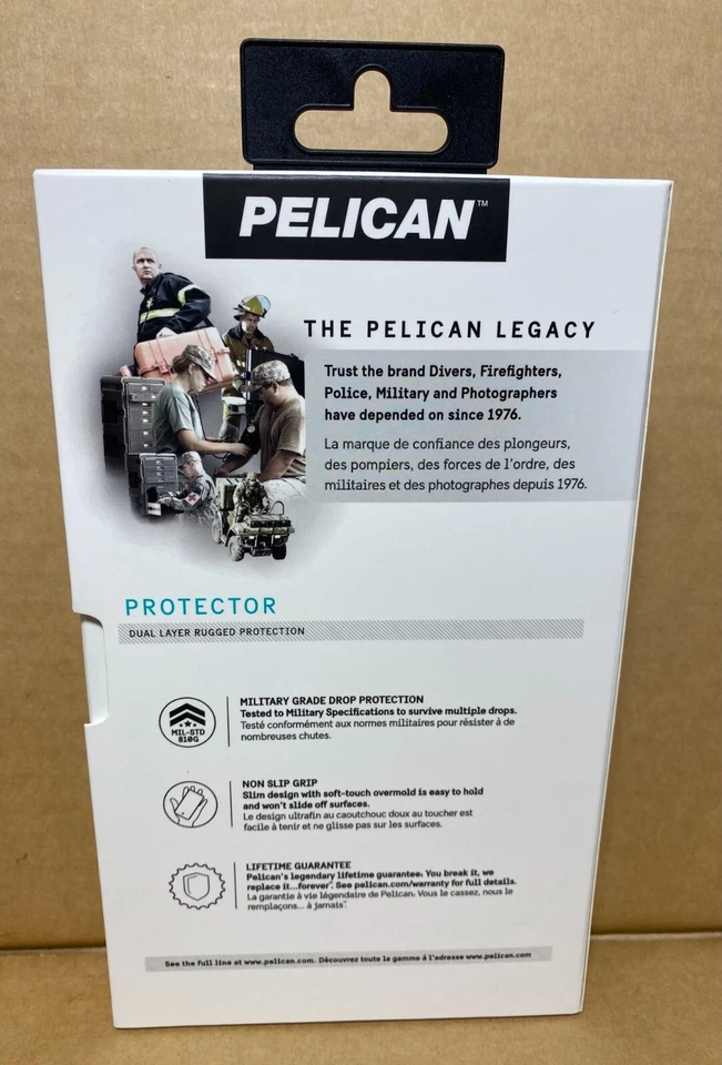 Funda Pelican Protector Samsung Galaxy S8+ Plus Negra Gris - Delgada Doble Capa Foto 4 de 4