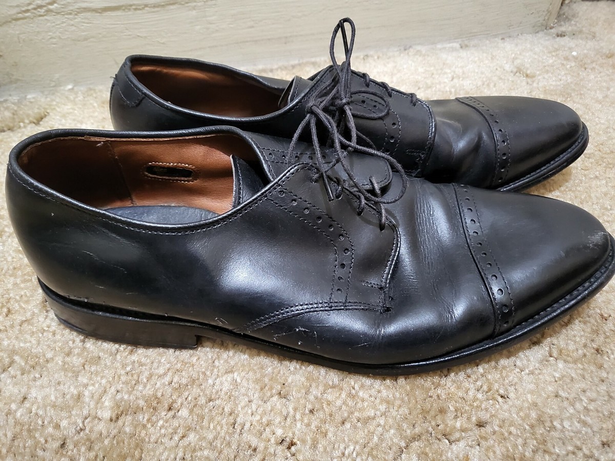 Allen Edmonds Clifton 3308 Black Leather Cap Toe Oxford