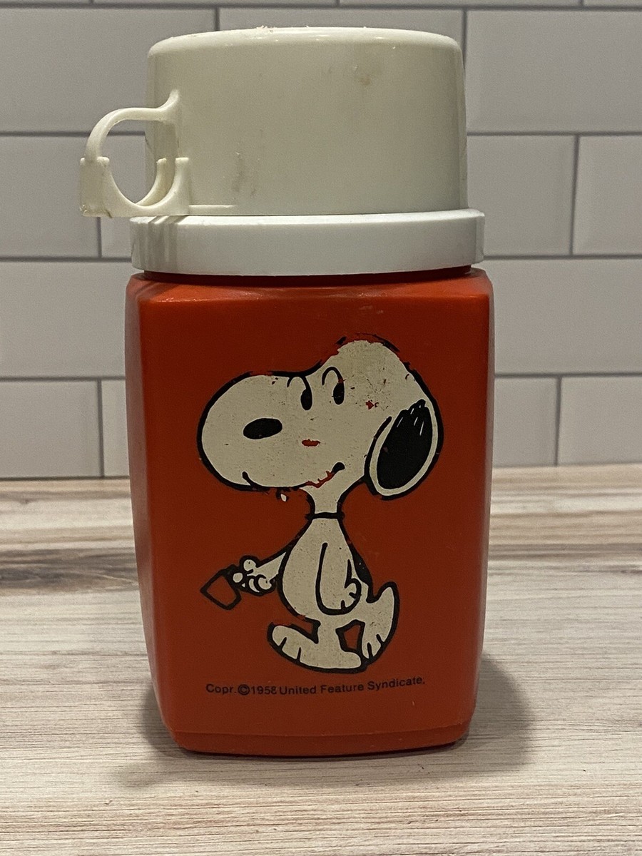 SNOOPY　THERMOS　バッグ　小物入　サーモス　昭和レトロ　スヌーピー SNOOPY THERMOS バッグ 小物入 サーモス 昭和レトロ スヌーピー
