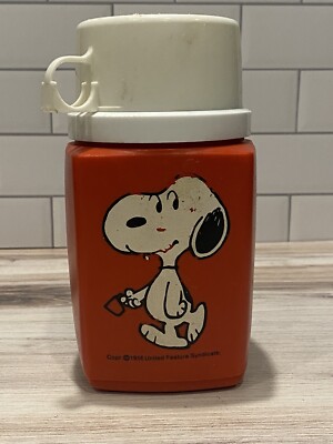 SNOOPY　THERMOS　バッグ　小物入　サーモス　昭和レトロ　スヌーピー SNOOPY THERMOS バッグ 小物入 サーモス 昭和レトロ スヌーピー