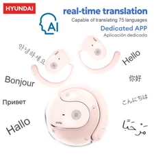 Choice  HY-T26 PRO AI Translation Earbuds Real Time Headphones Bluetooth 5.4 100