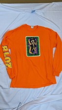 Bruno Mars 2018 Magic World Tour Concert T-Shirt Orange L Gildan 100 Cotton
