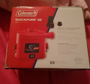 coleman quickpump 4d battery pump