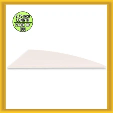 TAC Vanes Driver 2.75" Vane in White (100 PACK)