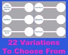 Jewellery Price Stickers Tags Labels Dumbells - Amethyst Topaz Cubic Zirconia