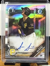 Sammy Siani 2019 Bowman Chrome Draft Pick 1st Bowman Ref Auto #/99 Mariners