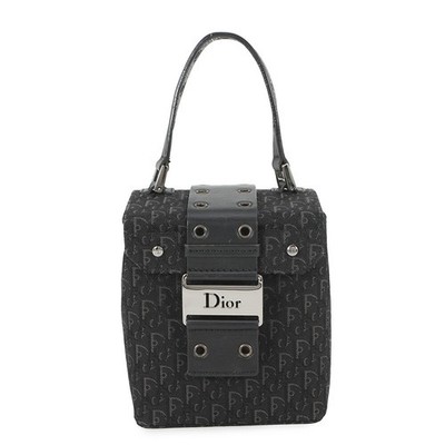 Dior Handbag Oblique Street Chic Vanity Bag Canvas ABB2496 Christian Dior Trotte