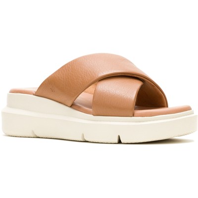 Hush Puppies Uplift hellbraune Damen-Sandalen aus Leder
