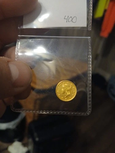 1852 (P) 1$ DOLLAR LIBERTY HEAD U.S. GOLD COIN, Old US Gold Coin, 90% PURE GOLD!