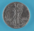 1941-D Walking Liberty Half Dollar AU Gem